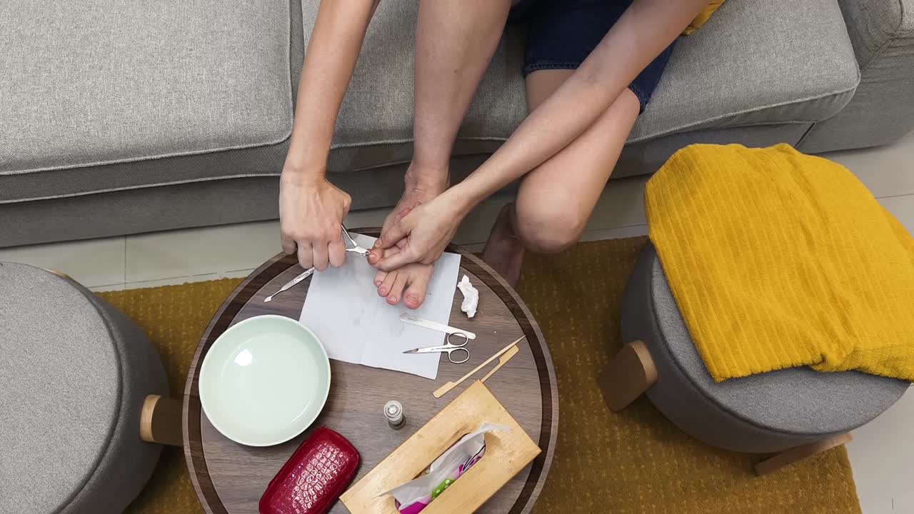 Pedicure at Home