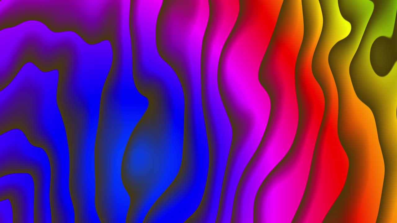 gradiente líquido colorido fondo ondulado suave video de movimiento