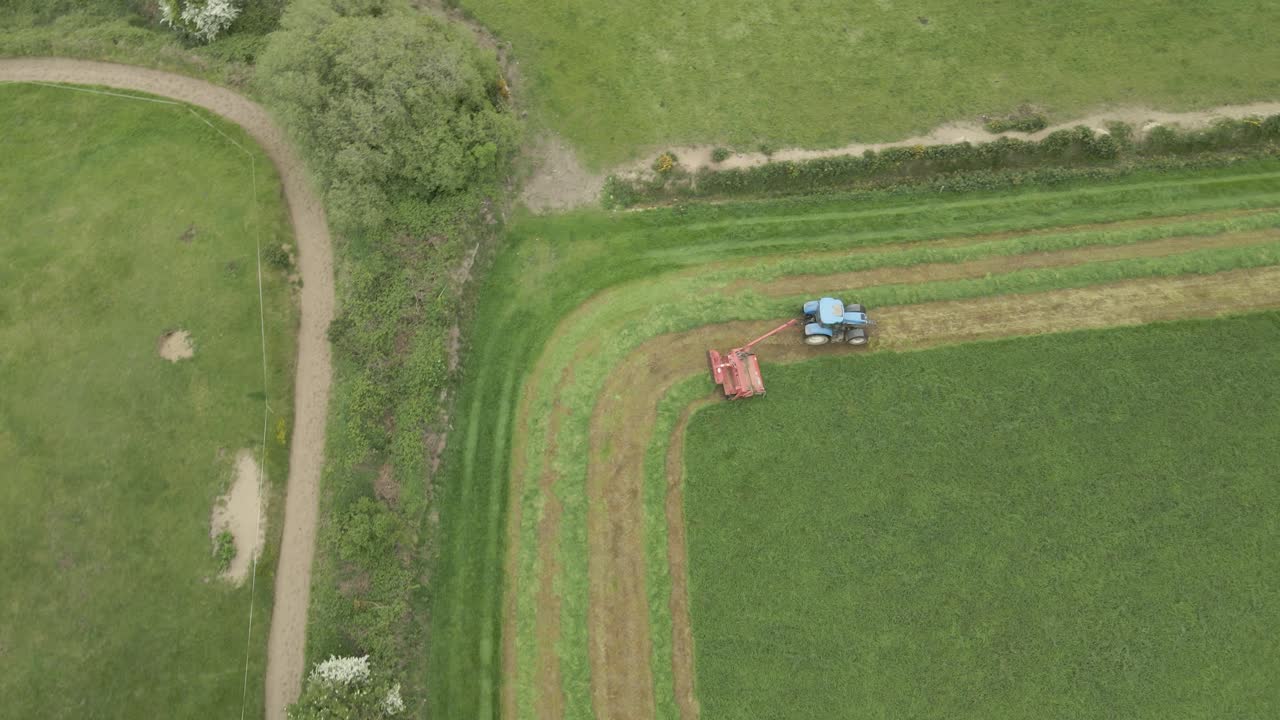 아일랜드 농업 농업 겨울 동안 잔디 깎기 wexford ireland