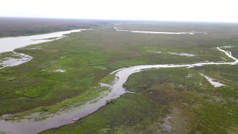 Wetlands-of-northeast-Argentina-shooted-with-drone