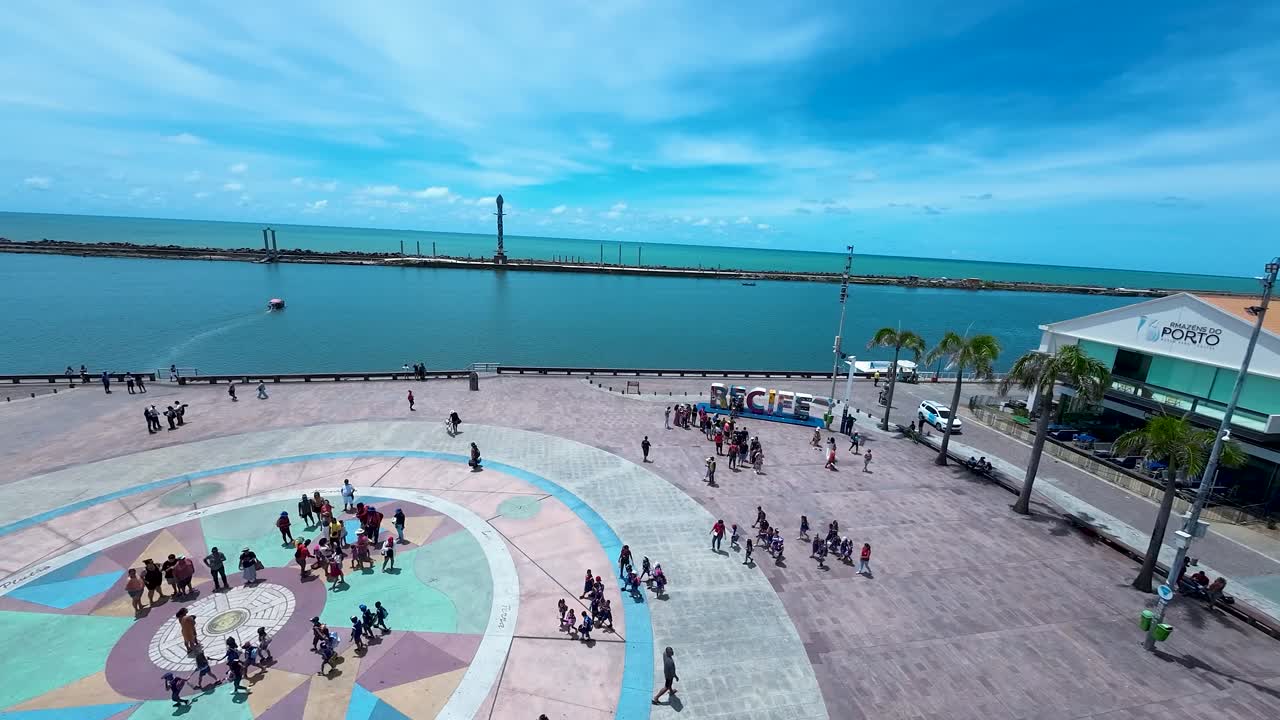 브라질 페르남부코 에 있는 레시페 의 역사적 광장