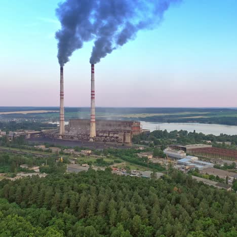 industrial zone in countryside