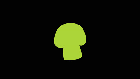 green mushroom