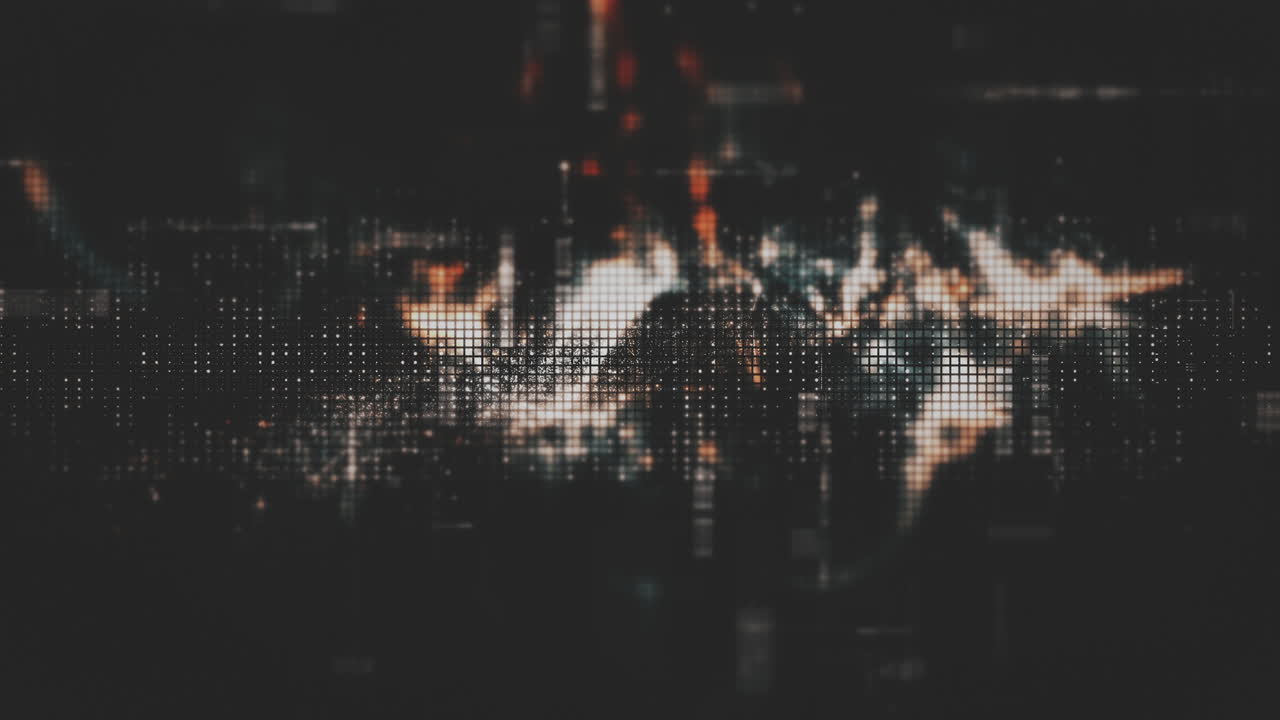 Futuristic metaverse, hi-tech digital data telemetry with encrypted numbers, display dynamic background for computer desktop screen display format