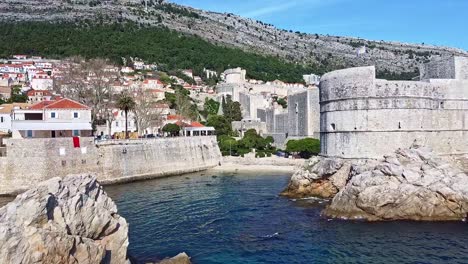 Dubrovnik,-Historische-Stadt,-Kroatische-Südküste