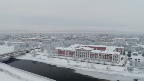 Areal-shoot-of-Jelgava-Castle