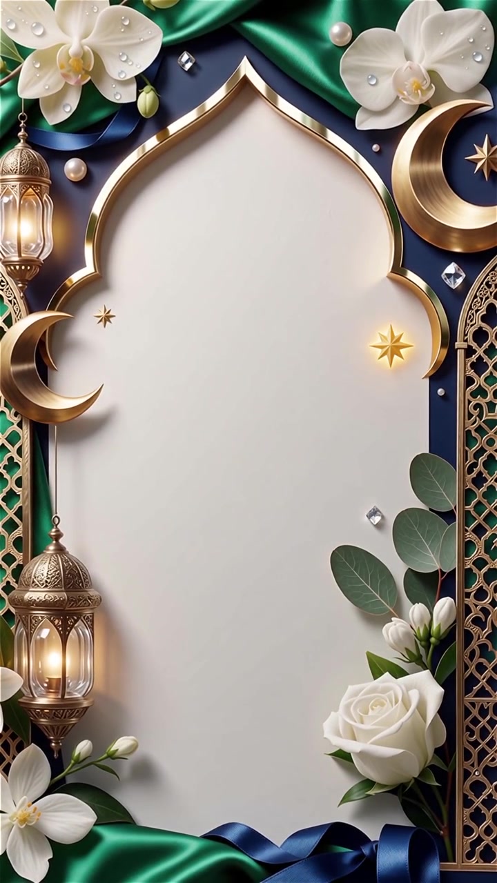 Compleanno del Profeta Maometto Mawlid al-Nabi Sfondo Islamico