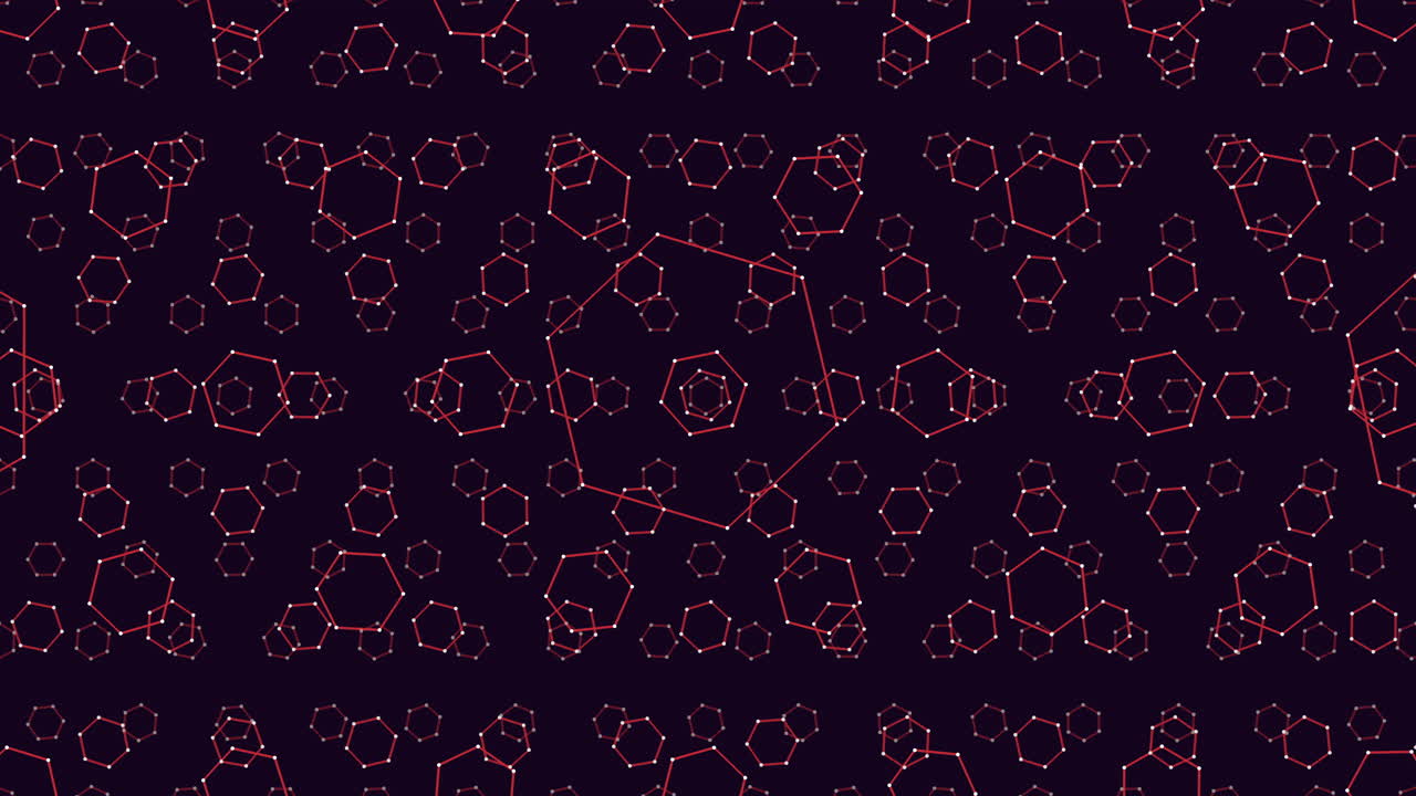 검은 바탕에 활기찬  ⁇ 은 기하학적 패턴