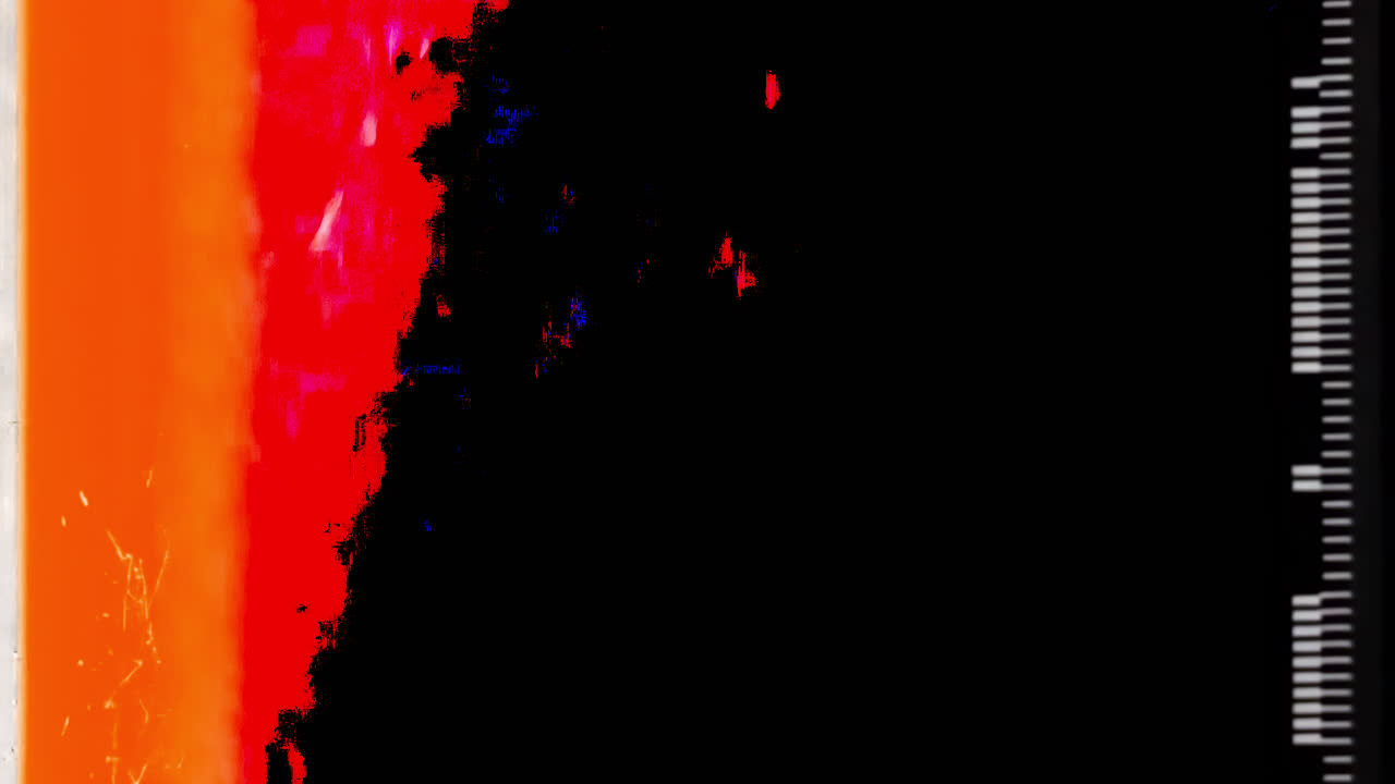 Overlay animato con gradiente arancione astratto vibrante, video 4K trasparente, canale alfa, ProRes 4444