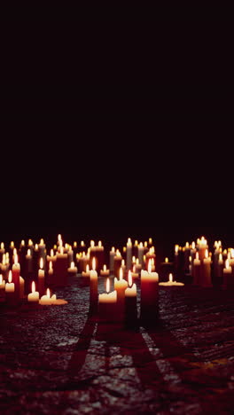 candles in the dark