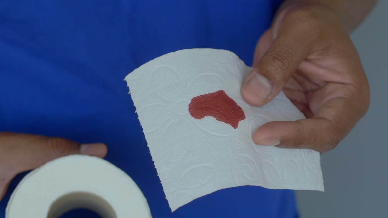 Blood on Toilet Paper