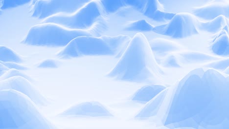 estilo azul blanco creativo abstracto bajo fondo poli en 4k. patrón ondulado abstracto se mueve en la superficie en bucle. animación suave sin costuras suave. simple bg geométrico minimalista.