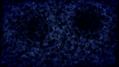 fondo de virus microscópico de partículas azules (con bucle)