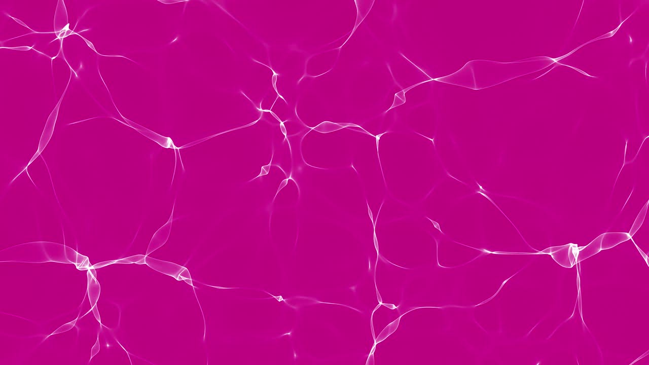 fondo cáustico de agua. abstracto orgánico blanco agua cáustica líquido patrón de textura ondulada en un fondo minimalista rosa. agua pura y limpia en la piscina. bucle de animación 3d. 4k