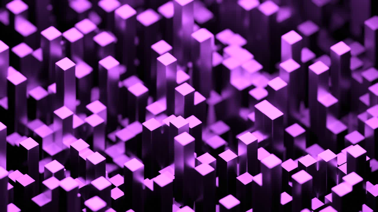 patrón cúbico púrpura abstracto