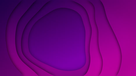 animation of rotating purple organic forms moving on purple background