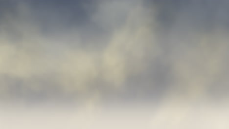 cielo soleado con nubes esponjosas y sol brillante