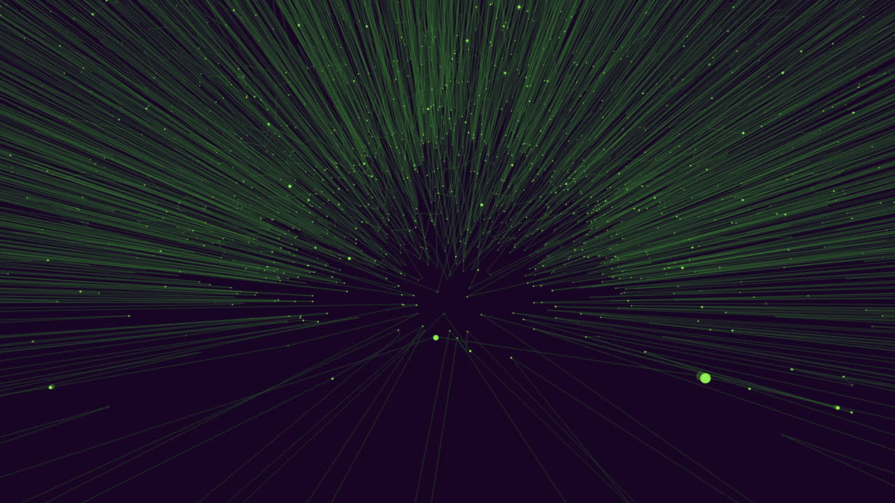 Dynamic green and black background with striking lines of light