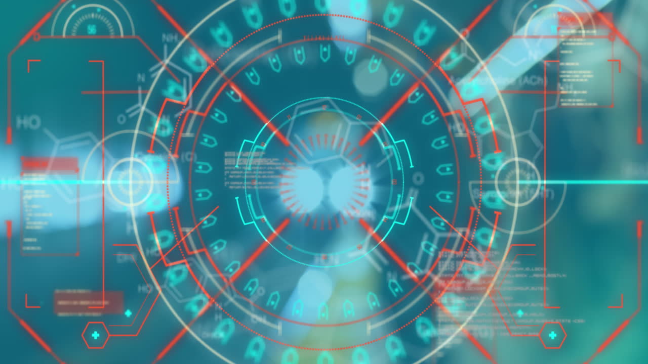 도로에서 범위 스캔 및 데이터 처리의 애니메이션