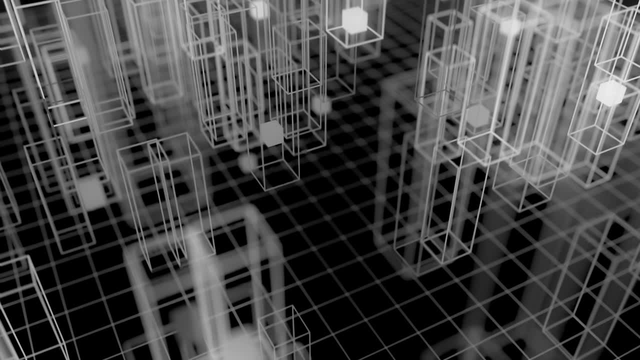 el concepto de almacenamiento de computación en la nube 4k.