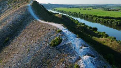 river valley and hilltop trail