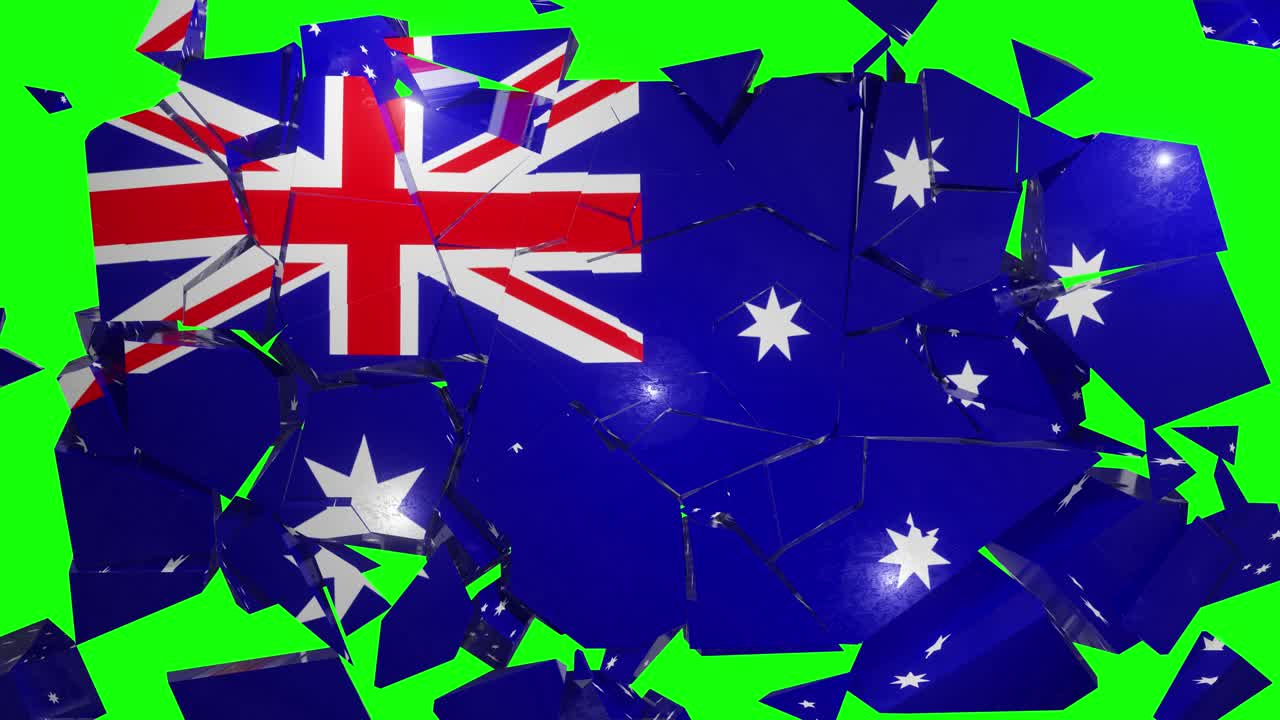 오스트레일리아의 국기 붕괴 국가 달러 (aus$) 오즈 (auz) 오지 (aus4k)