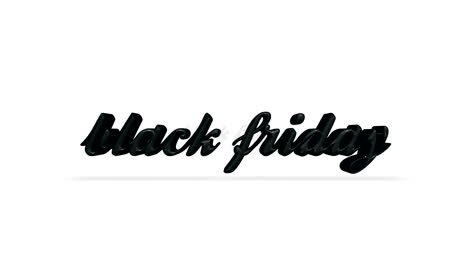 rolling black friday text on white gradient