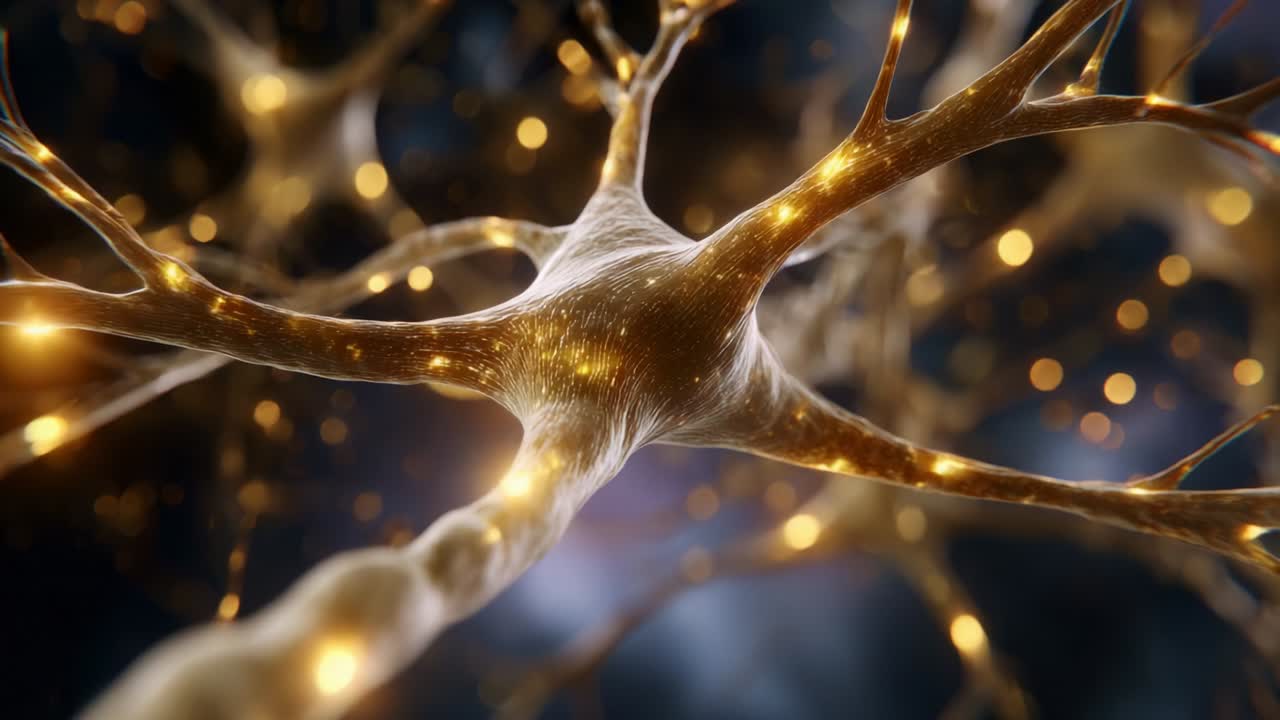 Exploring the Complexity of Neural Networks: A Close-Up View of Neurons and Their Connectivity Illuminated by Glowing Synapses Highlighting the Intricacies of Neural Communication and Brain Functionality