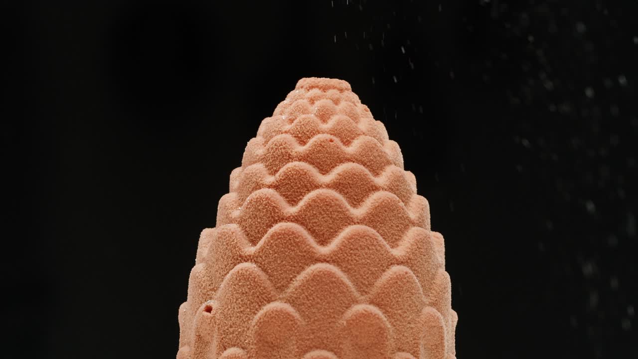 Delicate Chocolate Pine Cone Dessert