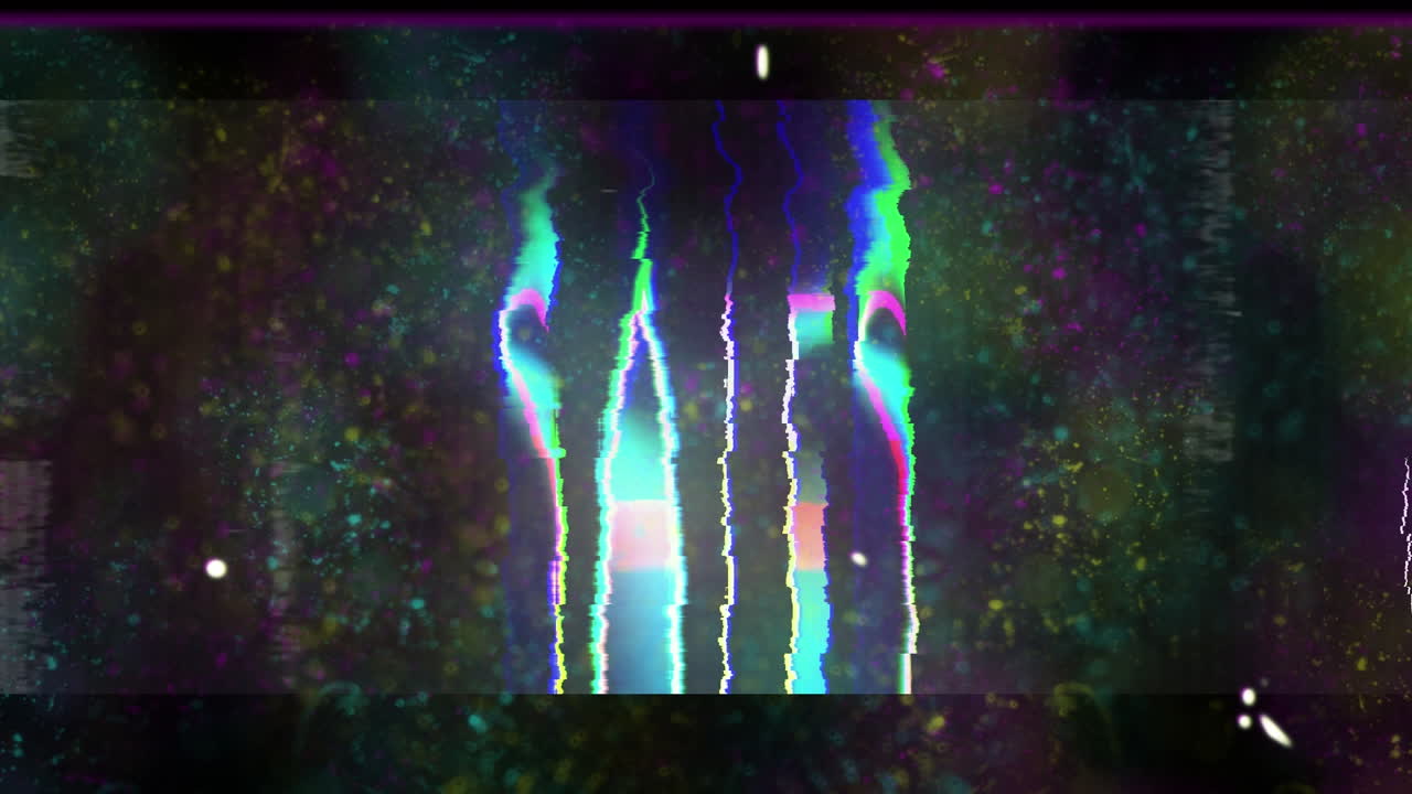 화면에 오류가 있는 네온 판매 텍스트의 애니메이션