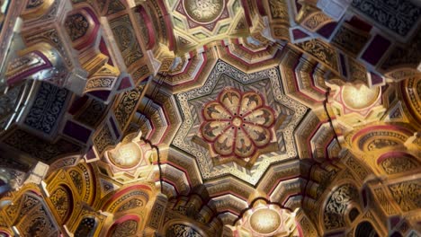 beautiful arab room ceiling at cardiff castle apartments wales