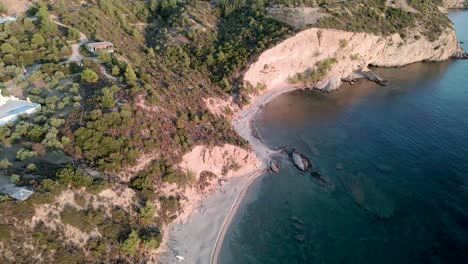 Ein-Blick-Auf-Die-Griechische-Insel-Thassos-In-Der-Nördlichen-Ägäis,-Griechenland