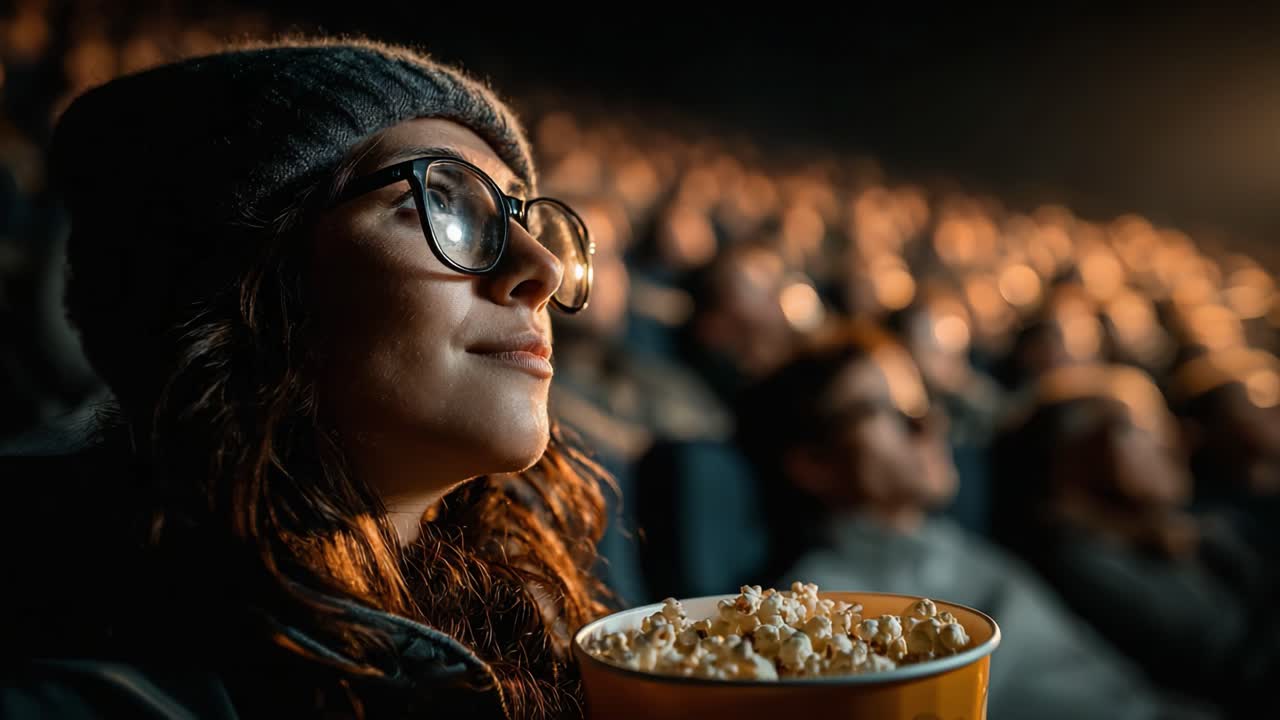En filmaften: Oplev den magiske stemning, når du ser en film i biografen med venner, popcorn i hånden og spænding i luften