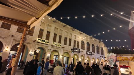 night market scene in a middle eastern city