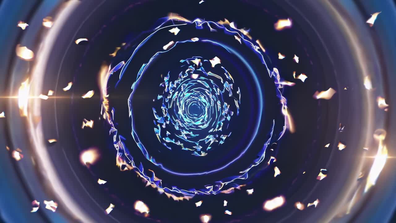 추상적인 터널 소용돌이