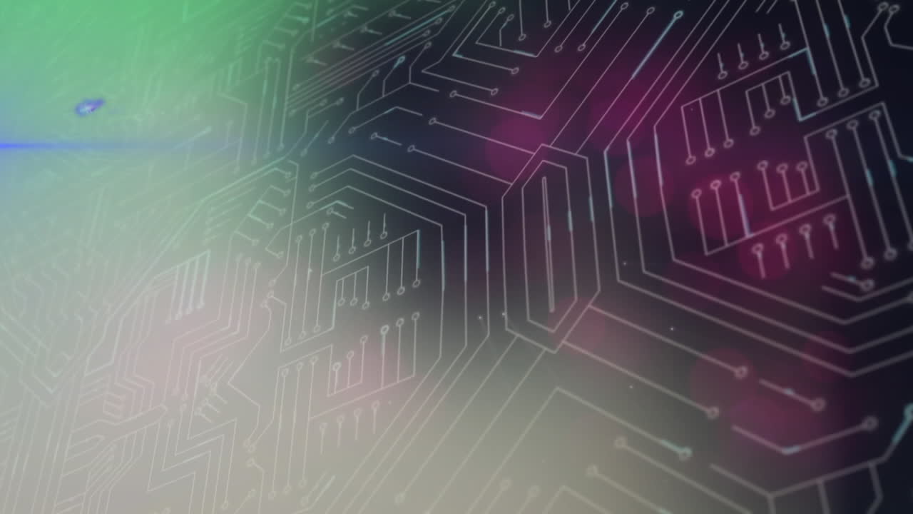 animación de la red de conexiones a través de puntos