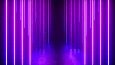 líneas de luz de neón rosa y púrpura fondo abstracto