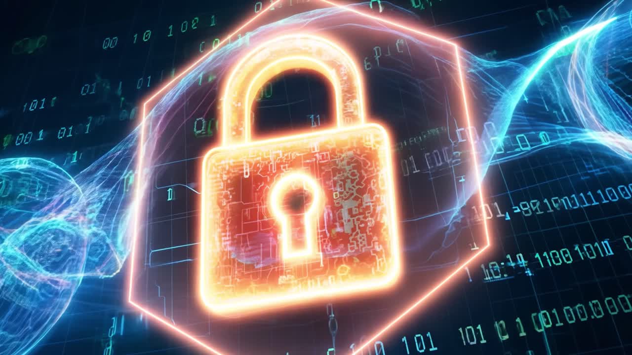 Digital Security Padlock