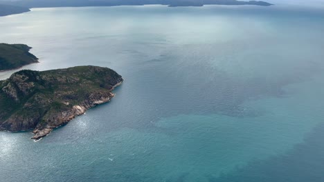 aerial 4k of whitsunday islands in queensland, australia in december 2022