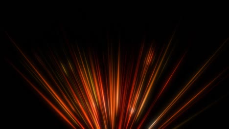 slow growing warm light ray beams background