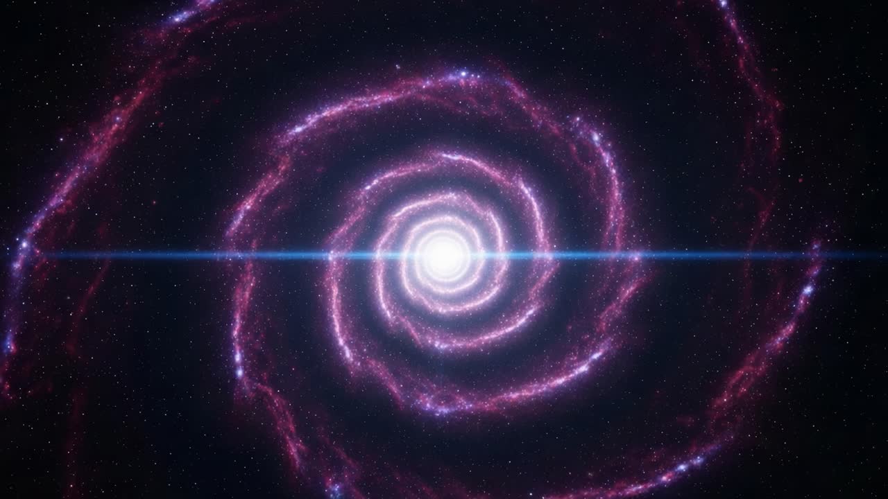 A Mesmerizing Cosmic Dance: The Grand Spiral of Galactic Light, Revealed in Stunning Detail Through Two Captivating Frames of Space Imagery