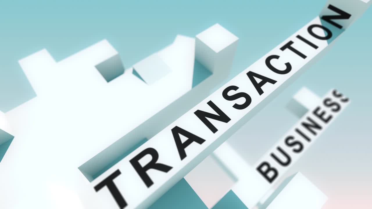 palabras de planificación financiera animadas con cubos