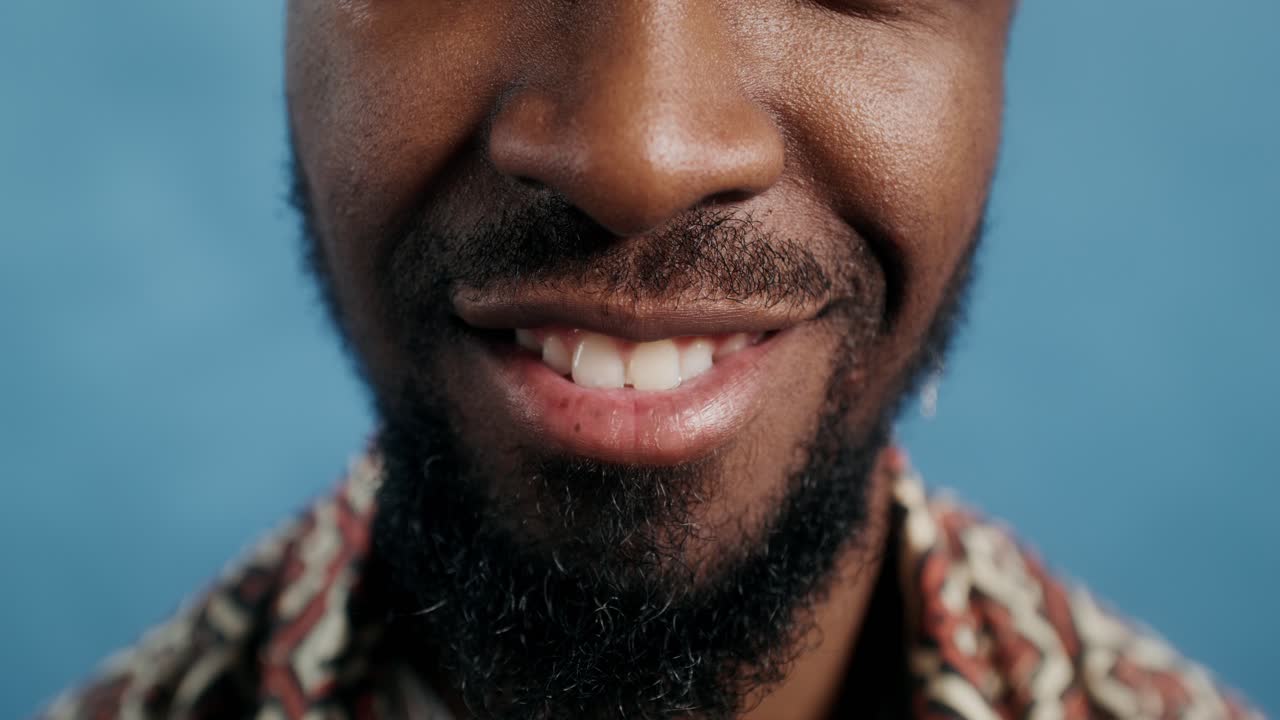 Close-up portrait of a smiling man
