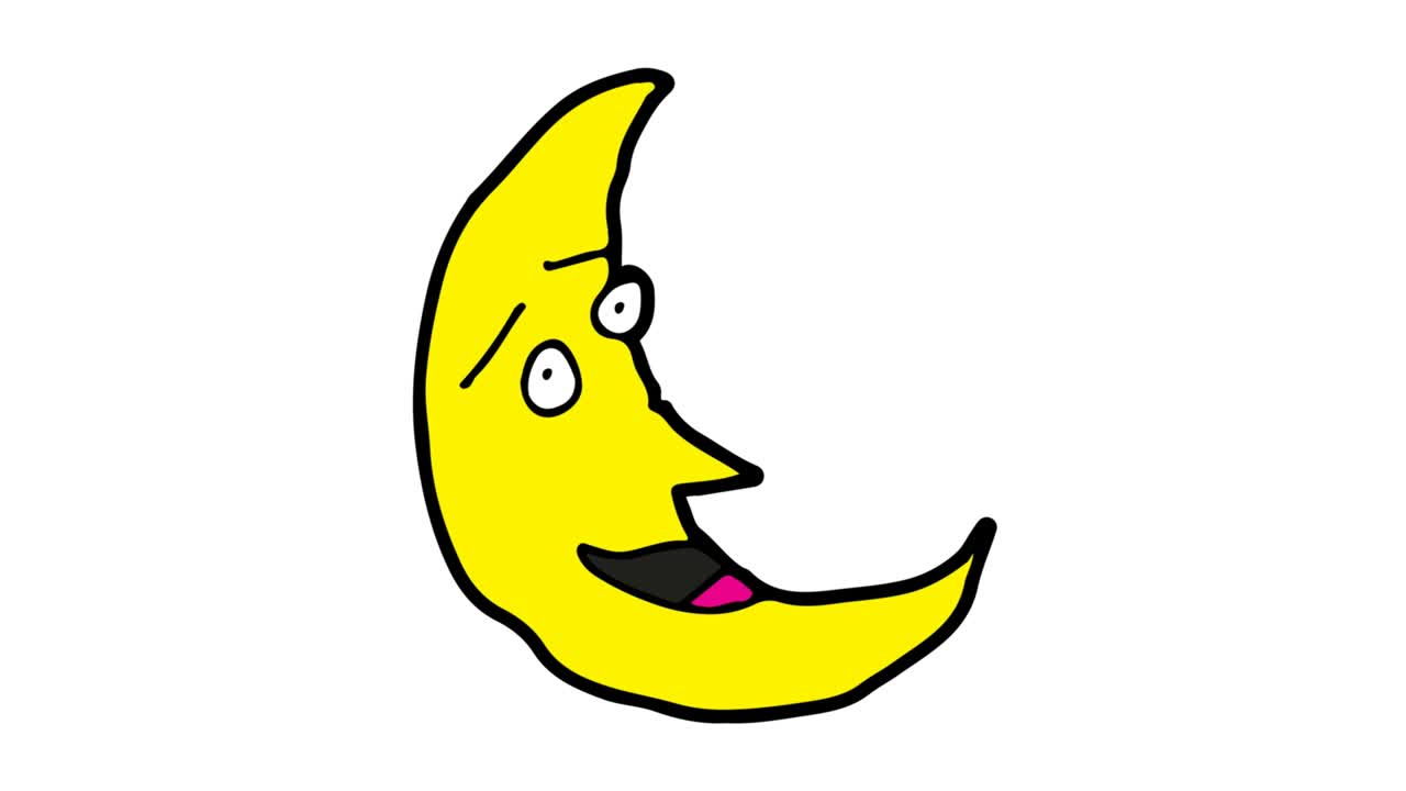 아이들은 달의 주제로  바탕을 그립니다.