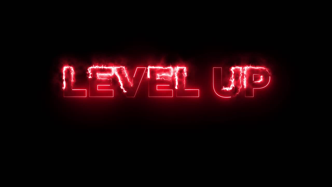 subir de nivel el efecto de texto