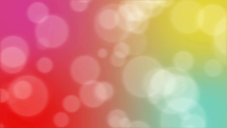 animación de fondo de bokeh azul colorido en 4k