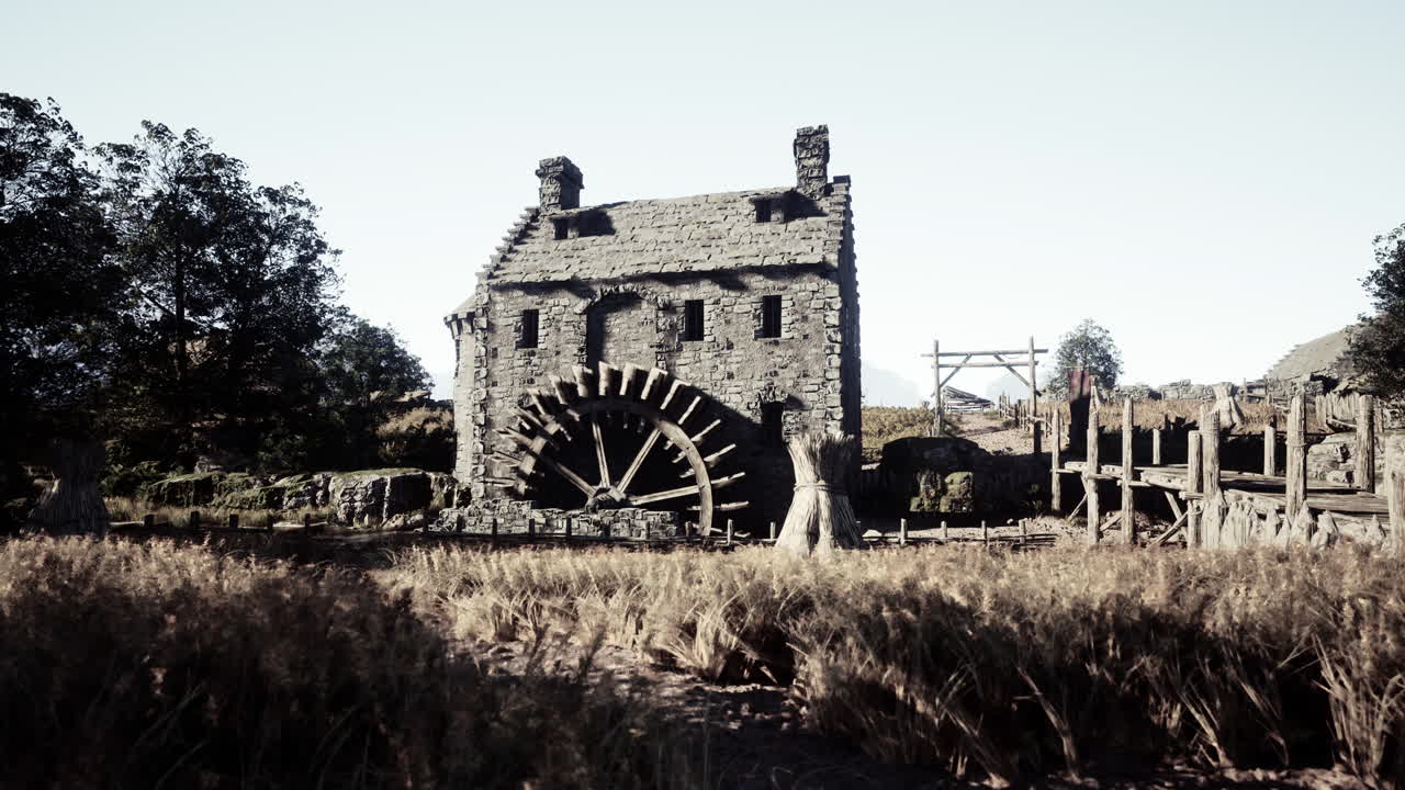 중세 시대 의 버려진 물 밀