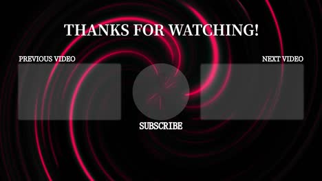 vortex neon end card ending screen motion graphics