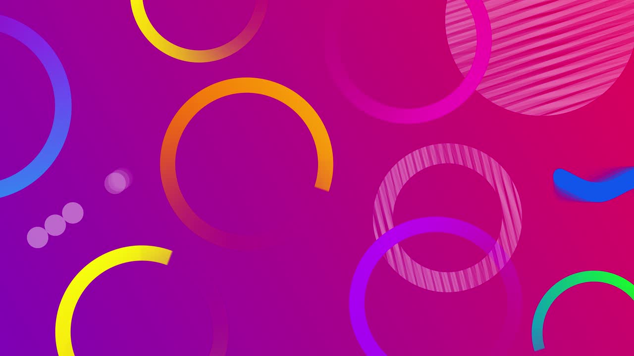 fondo de colores abstractos con anillos.