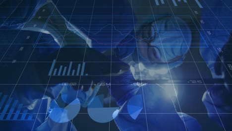 animation of statistics and data processing over diverse surgeons